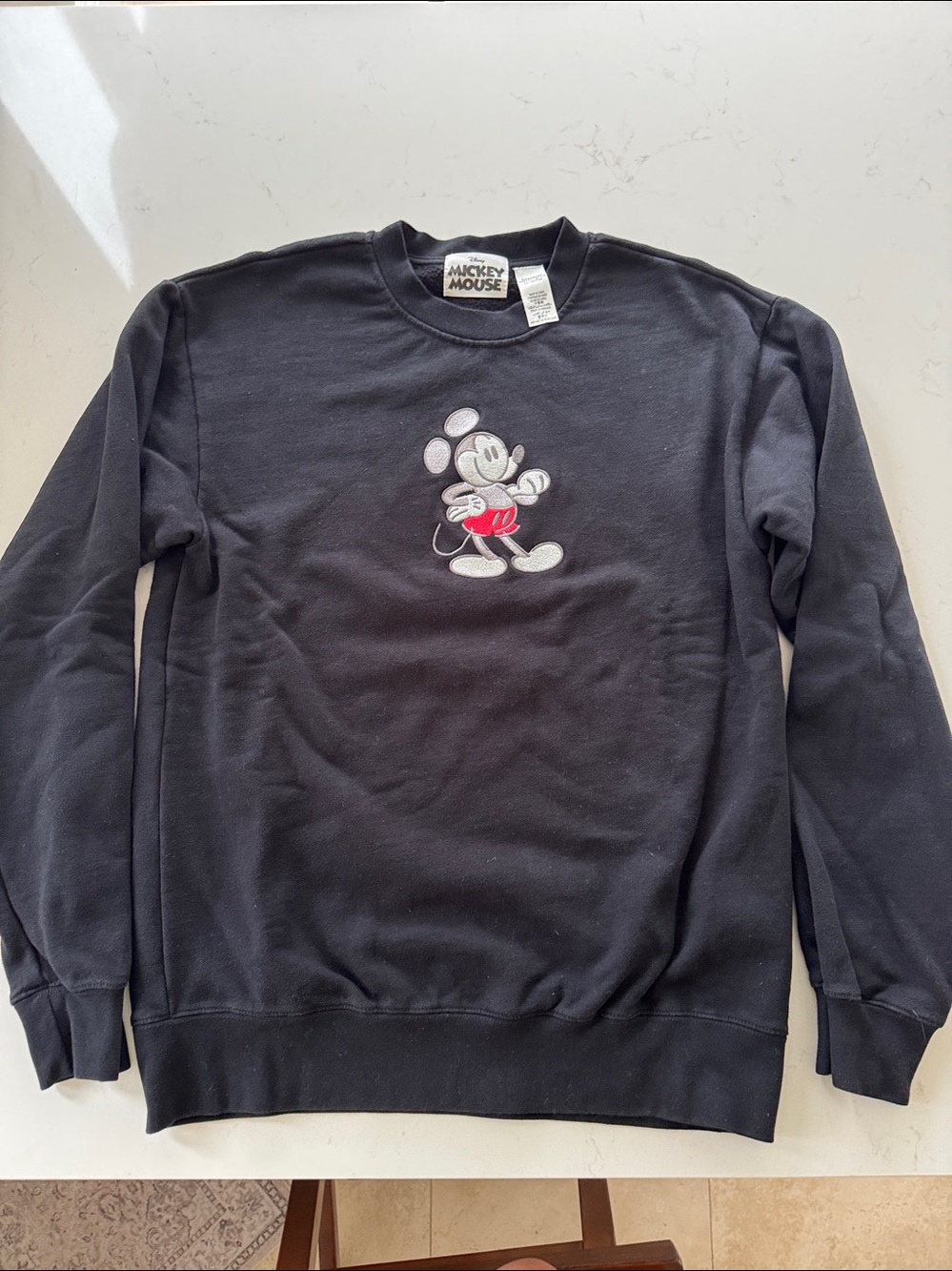 Disney Mickey Mouse Adult Black Crewneck Sweatshirt
Sz: M MWOT